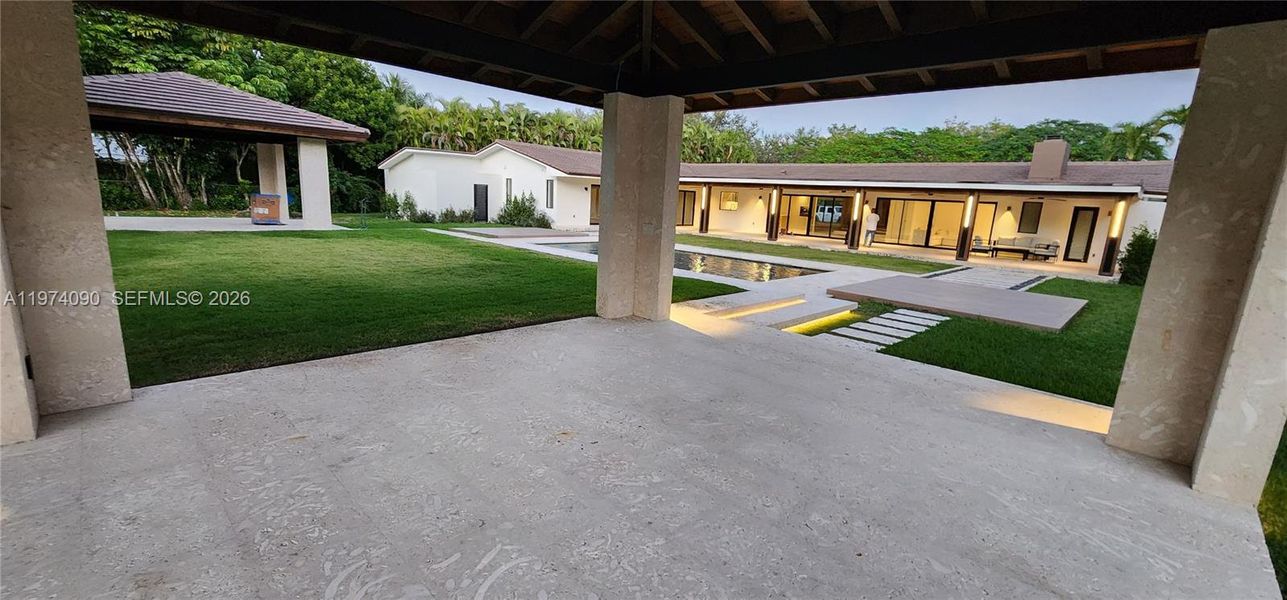 Exterior details and patio area of a home in , Miami (Image 21).