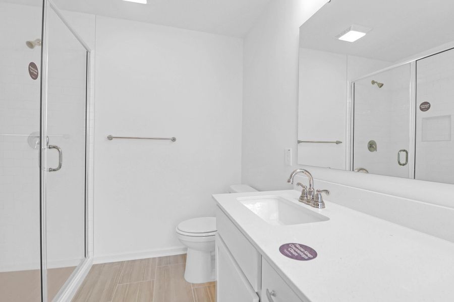 Representative furnished interior of a home built from the Lido by True Homes in Autumn Ridge, High Shoals (Image 6).