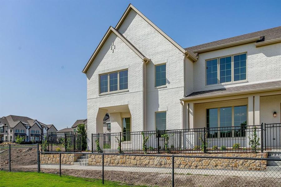 Front exterior of a new home in , Fort Worth, TX, highlighting curb appeal (Image 22).