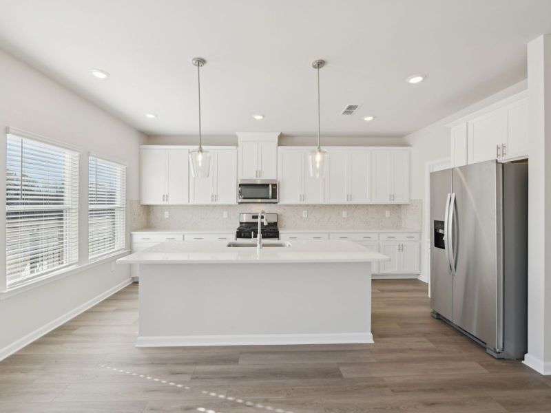 Furnished interior view inside a new home in Preserve at Mountain Creek, Pendergrass (Image 6).