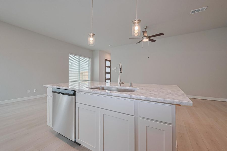 Furnished interior view inside a new home in Regents Court, Houston (Image 20).