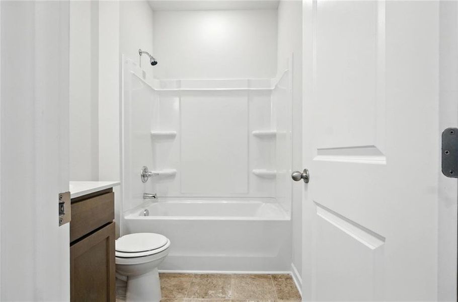 Furnished interior view inside a new home in Creekside Landing, Dallas (Image 10).