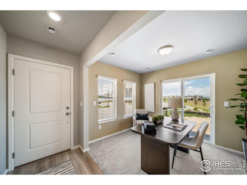 Furnished interior view inside a new home in , Johnstown (Image 36). Furnished interior view inside a new home in , Johnstown (Image 36).