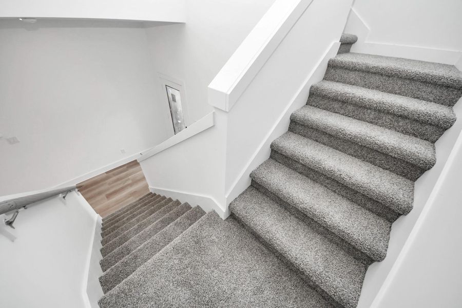 Spacious, unfurnished interior of a new home in , Huffman (Image 38).