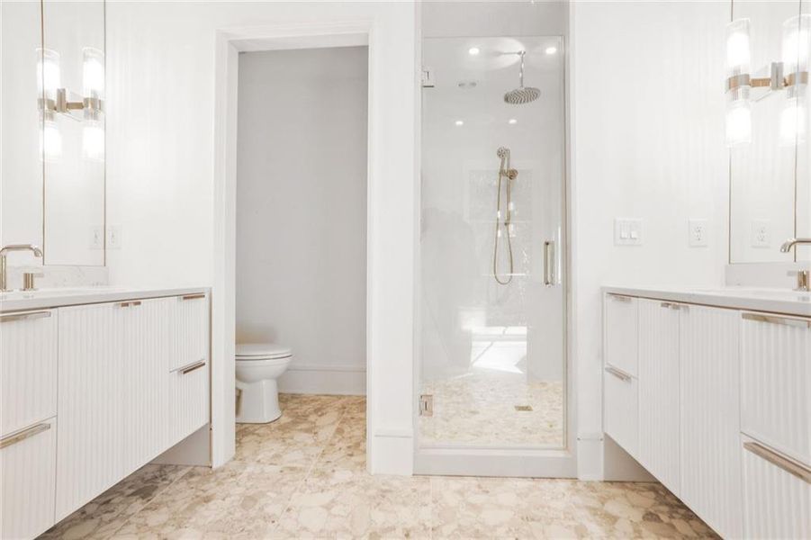 Furnished interior view inside a new home in , Atlanta (Image 14).