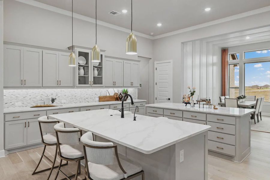 Representative furnished interior of a home built from the Catania by Chesmar Homes in Lakeway Estates, Waxahachie (Image 8). Representative furnished interior of a home built from the Catania by Chesmar Homes in Lakeway Estates, Waxahachie (Image 8).