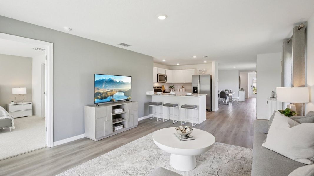 Furnished interior view inside a new home in Berry Bay, Wimauma (Image 7).