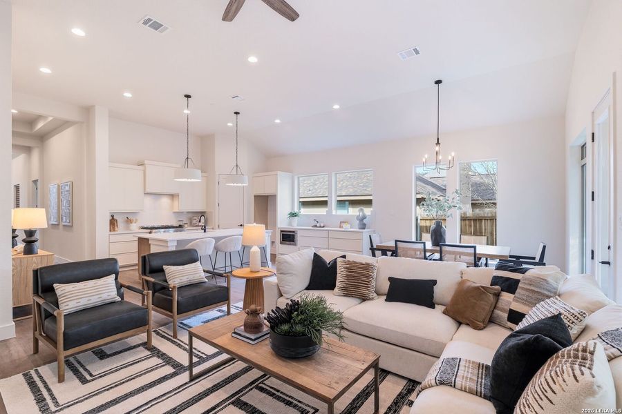 Furnished interior view inside a new home in , New Braunfels (Image 13).