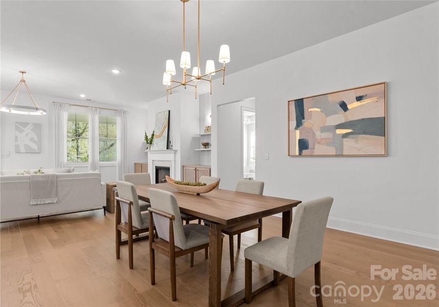 Furnished interior view inside a new home in , Locust (Image 12).