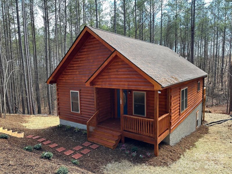 Front exterior of a new home in , Rutherfordton, NC, highlighting curb appeal (Image 18).