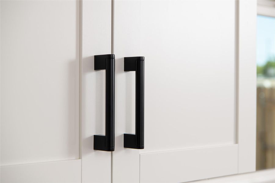 Close-up of interior finishes inside a home in Covered Bridge, Hutto (Image 22).