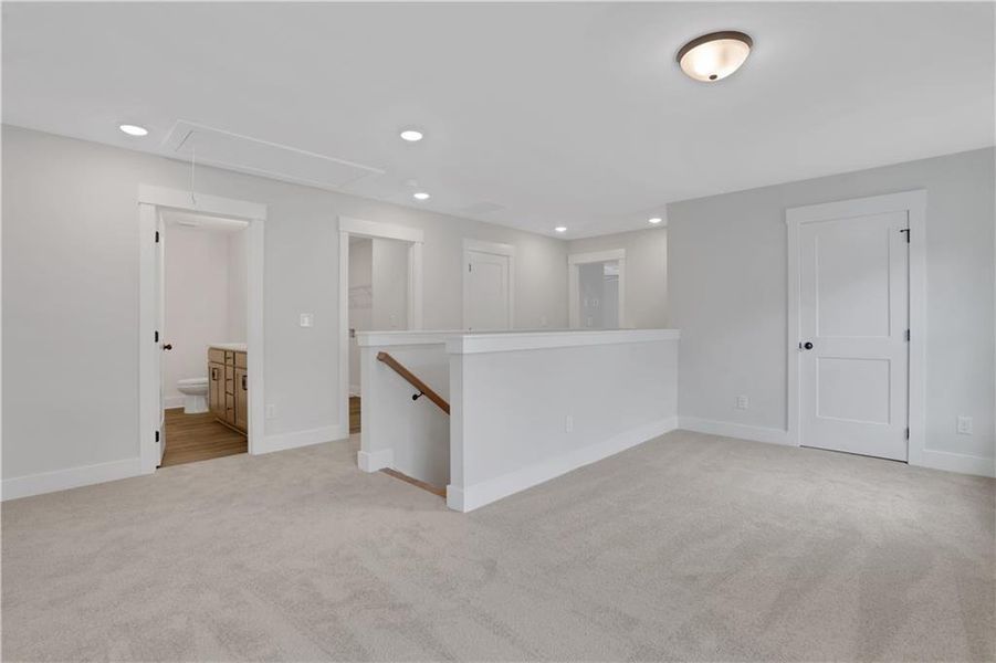 Spacious, unfurnished interior of a new home in Villas at Dawsonville, Dawsonville (Image 25). Spacious, unfurnished interior of a new home in Villas at Dawsonville, Dawsonville (Image 25).