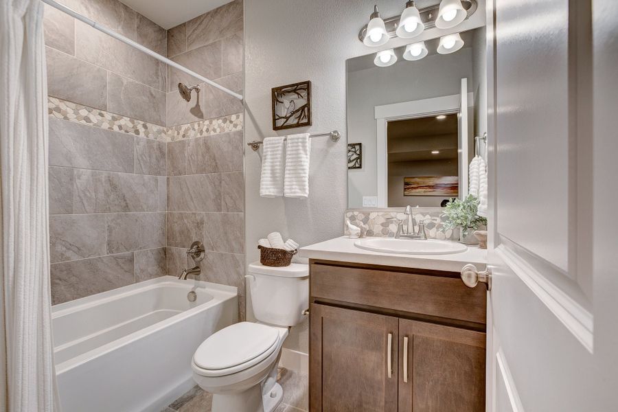 Representative furnished interior of a home built from the The Camden by Landmark Homes in The Lakes at Centerra, Loveland (Image 21). Representative furnished interior of a home built from the The Camden by Landmark Homes in The Lakes at Centerra, Loveland (Image 21).
