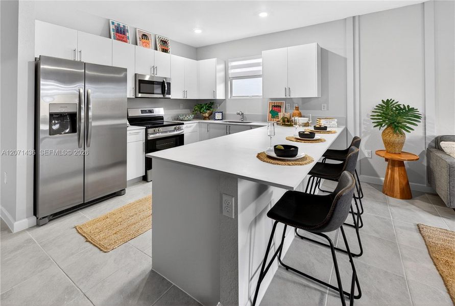 Furnished interior view inside a new home in Acacia Groves, Miami (Image 11).