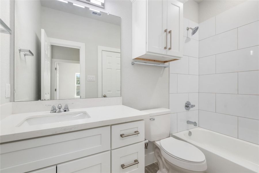 Furnished interior view inside a new home in , Houston (Image 18).