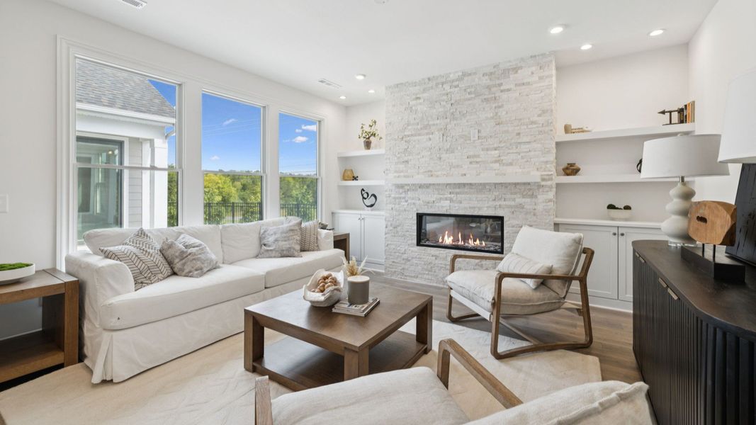 Furnished interior view inside a new home in The Courtyards at Stewarts Creek, Smyrna (Image 36).