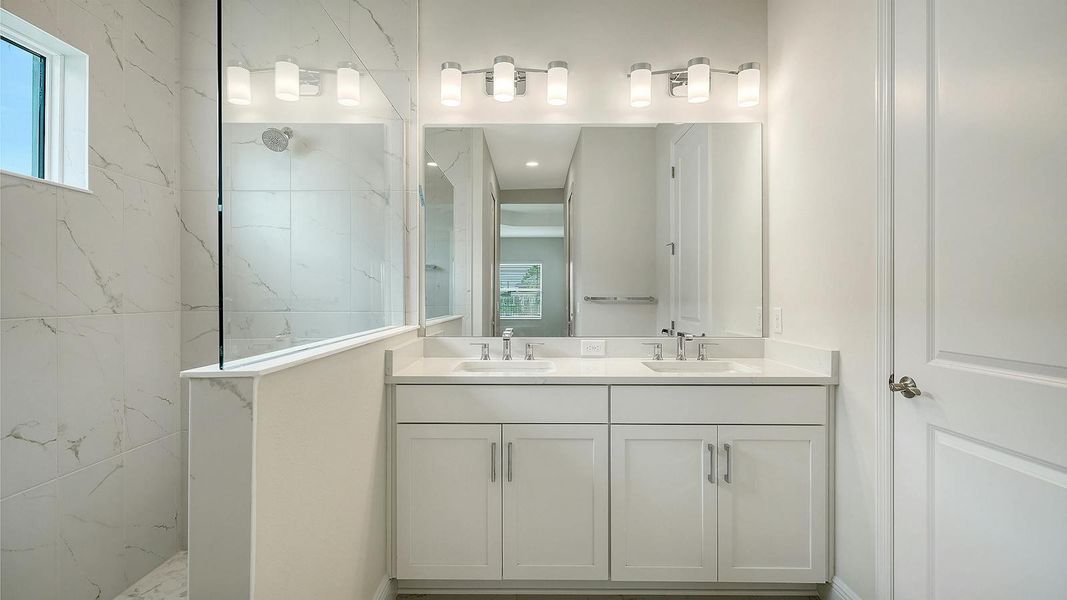 Furnished interior view inside a new home in Wildleaf Real Estate and Homes for Sale in Parrish, FL - Neal Communities, Parrish (Image 11).