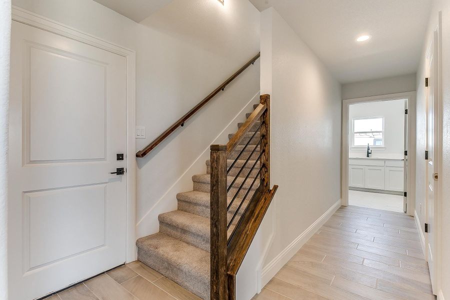 Representative furnished interior of a home built from the Refuge Lane by Trinity Classic Homes in Zion Trails, Poolville (Image 18).