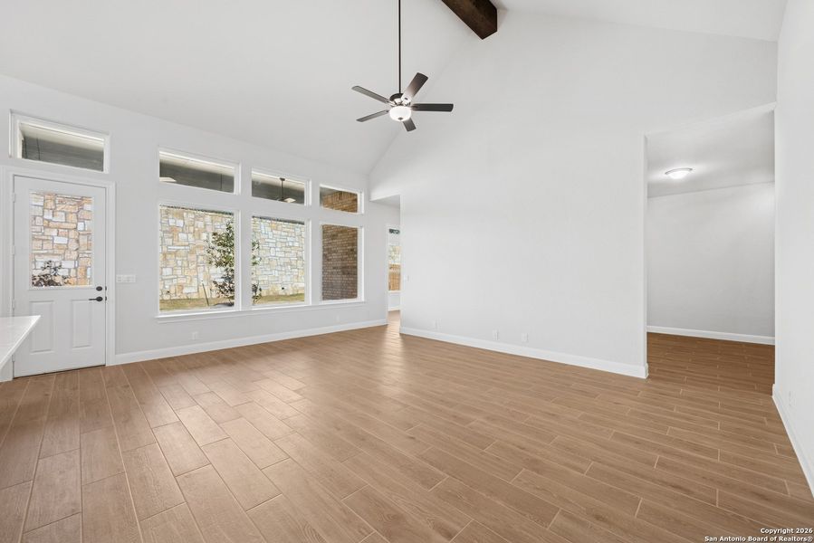 Spacious, unfurnished interior of a new home in Windsong - Legacy Series, Boerne (Image 21).