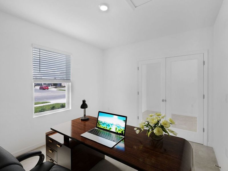 Representative furnished interior of a home built from the Azalea by Taylor Morrison in Waterstone, Groveland (Image 15).