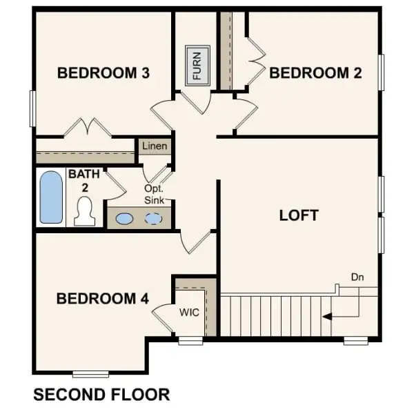 2D floor plan layout of this home in Trinity Ranch, Elgin, TX (Image 3). 2D floor plan layout of this home in Trinity Ranch, Elgin, TX (Image 3).