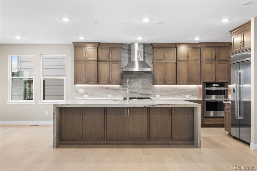 Furnished interior view inside a new home in Autograph at Lyric, Lone Tree (Image 7).