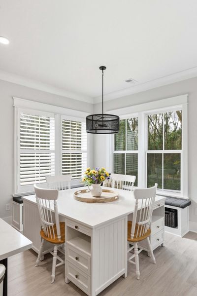 Furnished interior view inside a new home in Overlook at Copahee Sound, Awendaw (Image 25). Furnished interior view inside a new home in Overlook at Copahee Sound, Awendaw (Image 25).