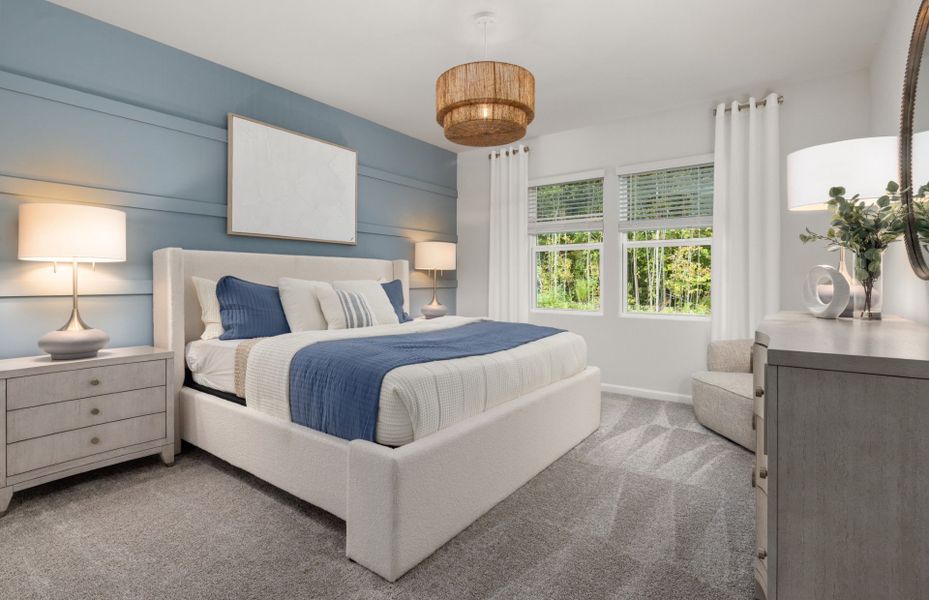 Furnished interior view inside a new home in Carpenter Falls, Durham (Image 13).
