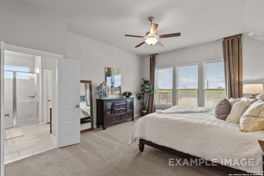 Furnished interior view inside a new home in Hannah Heights, Seguin (Image 45).