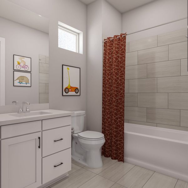 Furnished interior view inside a new home in Pecan Ridge, Fulshear (Image 13).