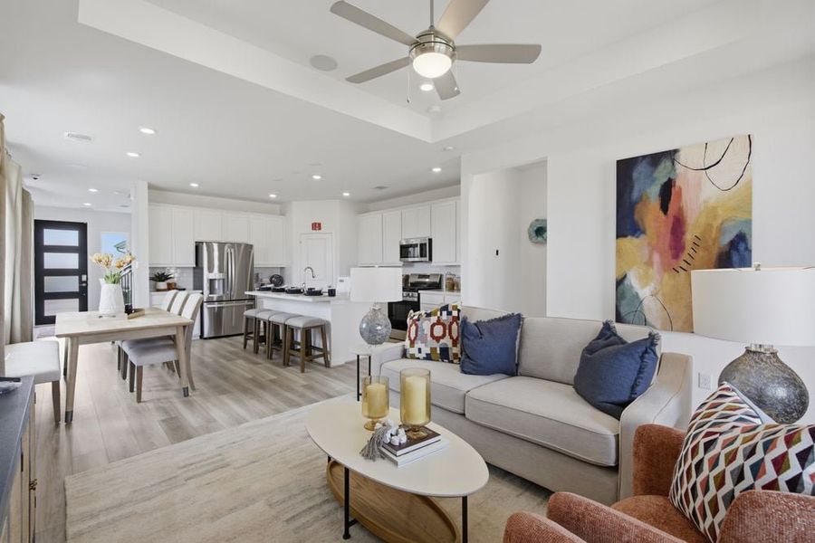 Representative furnished interior of a home built from the Juliet by Taylor Morrison in Avalon at Cypress, Cypress (Image 10).