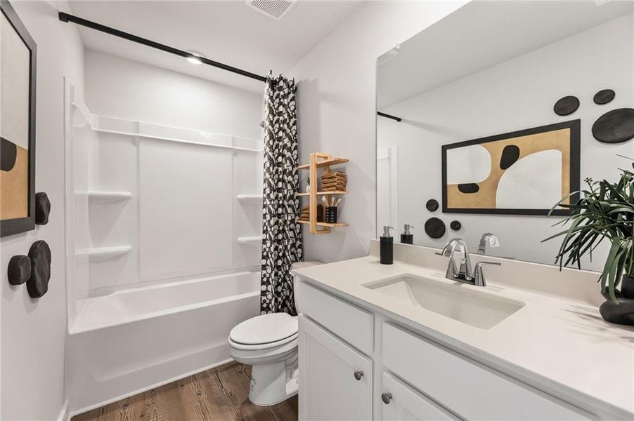 Furnished interior view inside a new home in Azalea Square Townhomes, Lawrenceville (Image 15).