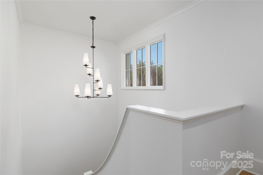 Furnished interior view inside a new home in , Charlotte (Image 9).