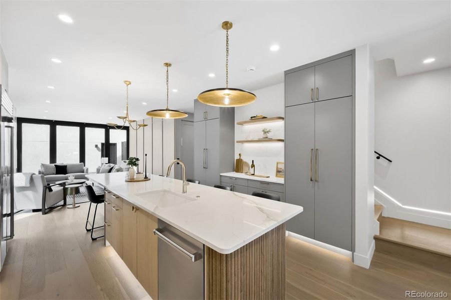 Furnished interior view inside a new home in , Denver (Image 30). Furnished interior view inside a new home in , Denver (Image 30).