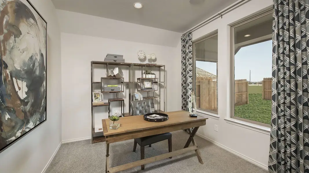 Representative furnished interior of a home built from the 2529W by Perry Homes in Santa Rita Ranch - Eldorado, Liberty Hill (Image 41). Representative furnished interior of a home built from the 2529W by Perry Homes in Santa Rita Ranch - Eldorado, Liberty Hill (Image 41).