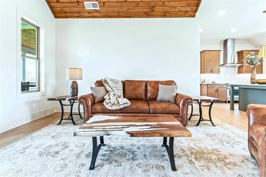 Furnished interior view inside a new home in , Blairsville (Image 9).