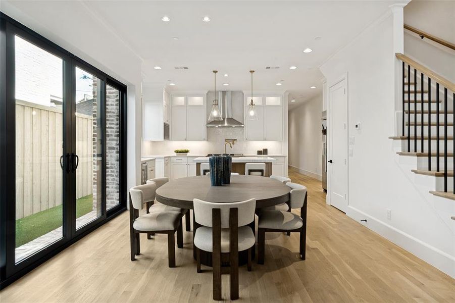 Dining Area open to the Kitchen