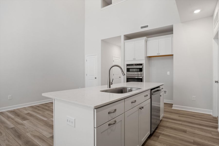Furnished interior view inside a new home in Ovation at Sweetbrier, Durham (Image 11).