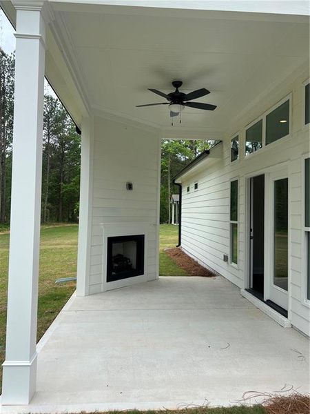 Exterior details and patio area of a home in , Loganville (Image 3). Exterior details and patio area of a home in , Loganville (Image 3).