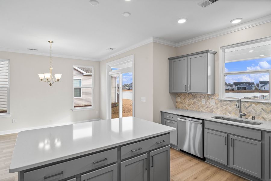 Furnished interior view inside a new home in Bridgewater - Shorehaven Village, Little River (Image 8).