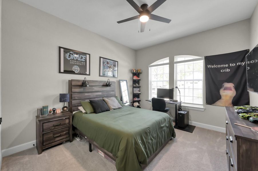 Furnished interior view inside a new home in The Woodlands Hills 60’, Willis (Image 39).