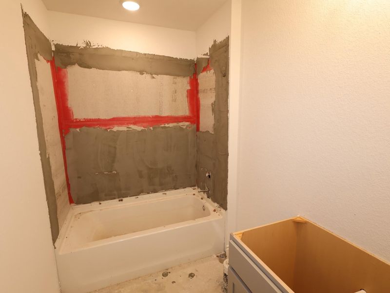 In-progress construction of a new home in Sorella, Tomball, TX (Image 15). In-progress construction of a new home in Sorella, Tomball, TX (Image 15).