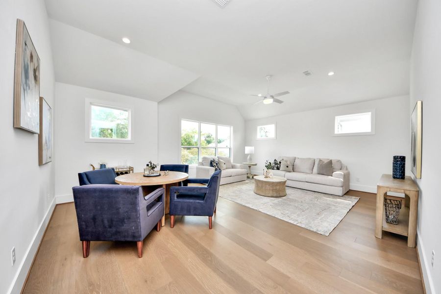 Furnished interior view inside a new home in , Houston (Image 11).