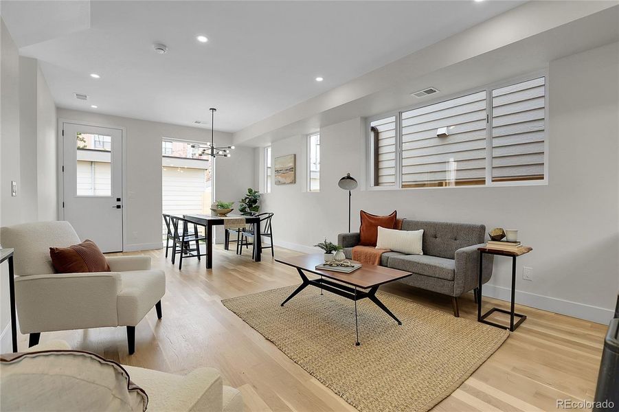 Furnished interior view inside a new home in , Denver (Image 10).