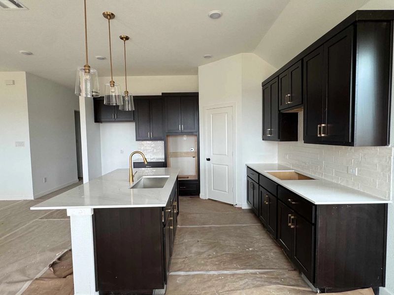 Kitchen Construction Progress featuring the Oxford Collection