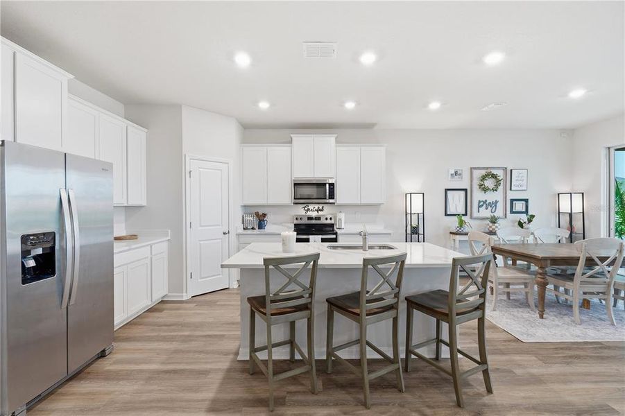 Furnished interior view inside a new home in Solera at Lakewood Ranch, Lakewood Ranch (Image 6). Furnished interior view inside a new home in Solera at Lakewood Ranch, Lakewood Ranch (Image 6).