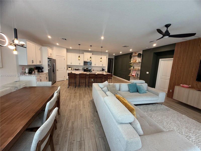 Furnished interior view inside a new home in Tradition, Port St. Lucie (Image 48).