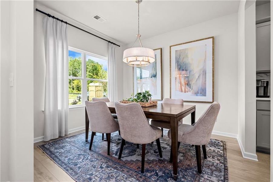 Furnished interior view inside a new home in Capstone Estates, Apison (Image 36).