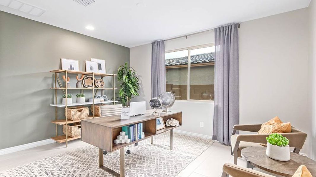 Representative furnished interior of a home built from the Sapphire by Taylor Morrison in Paradisi Encore Collection, Surprise (Image 4).