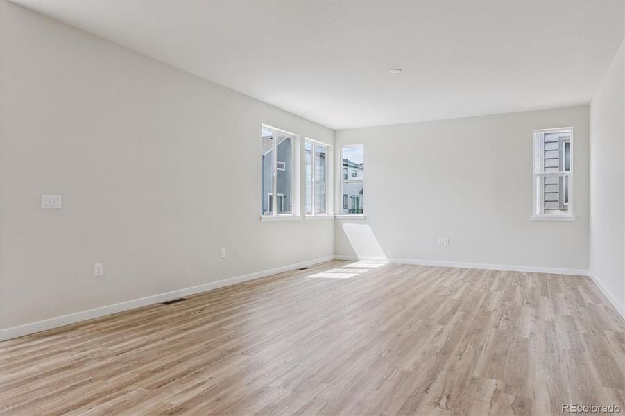 Spacious, unfurnished interior of a new home in Floret Collection at Parkdale Commons, Lafayette (Image 20). Spacious, unfurnished interior of a new home in Floret Collection at Parkdale Commons, Lafayette (Image 20).